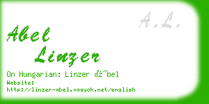 abel linzer business card